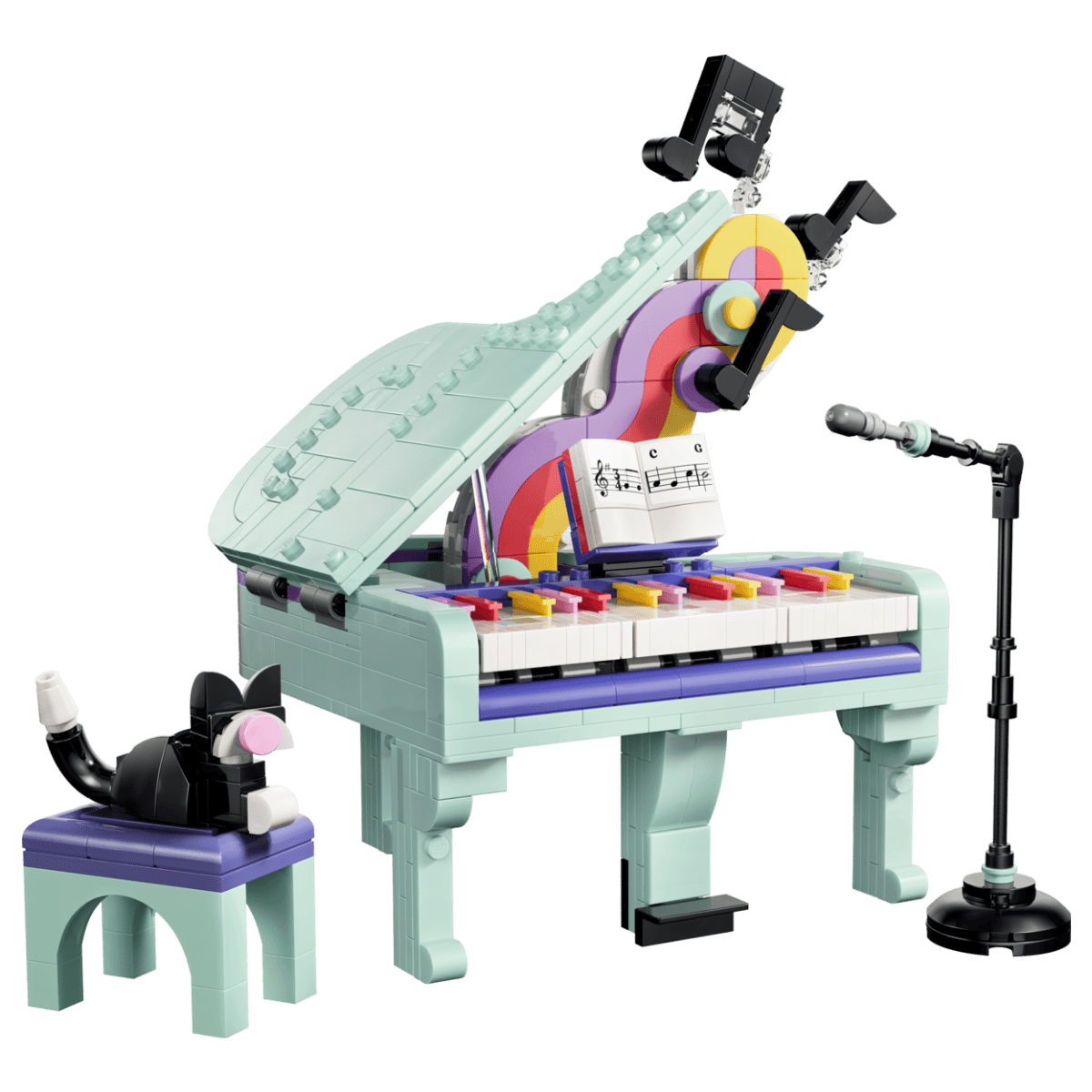 LEGO Creator 3 - in - 1 Music Decor Piano With Cat 31392 - CONSTRUCTION - LEGO/KNEX ETC - Beattys of Loughrea
