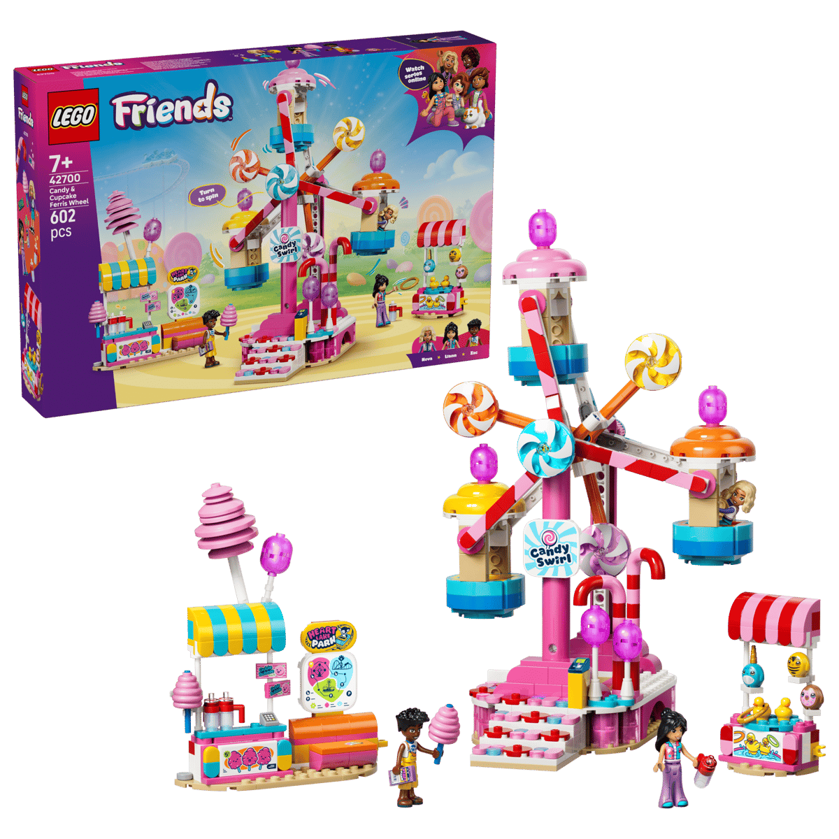 LEGO Friends Candy & Cupcake Ferris Wheel 42700 - CONSTRUCTION - LEGO/KNEX ETC - Beattys of Loughrea