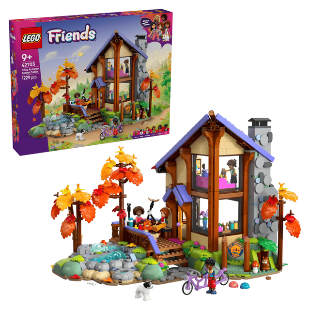 LEGO Friends Cozy Fall Forest Cabin 42705 - CONSTRUCTION - LEGO/KNEX ETC - Beattys of Loughrea