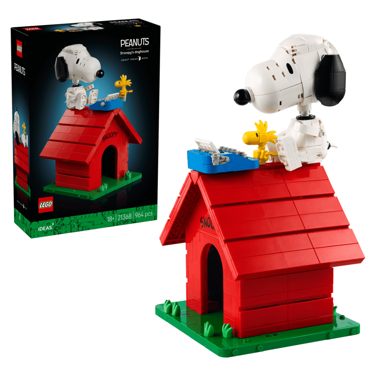 LEGO Ideas Peanuts Snoopy’s Doghouse 21368 - CONSTRUCTION - LEGO/KNEX ETC - Beattys of Loughrea