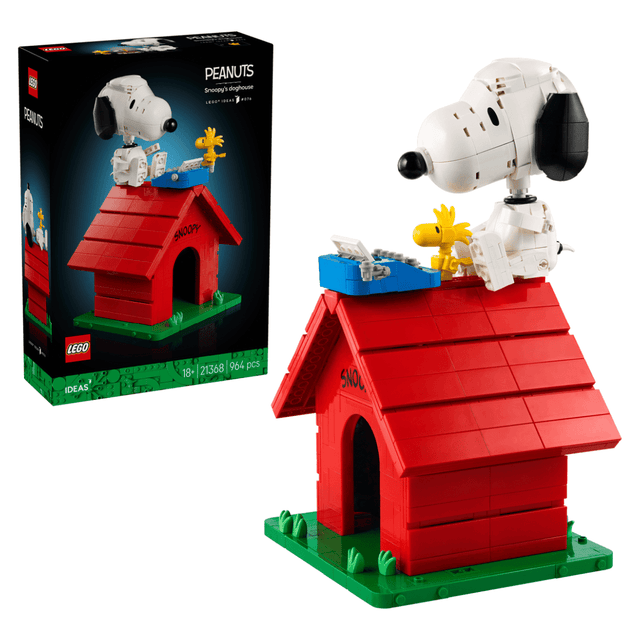 LEGO Ideas Peanuts Snoopy’s Doghouse 21368 - CONSTRUCTION - LEGO/KNEX ETC - Beattys of Loughrea