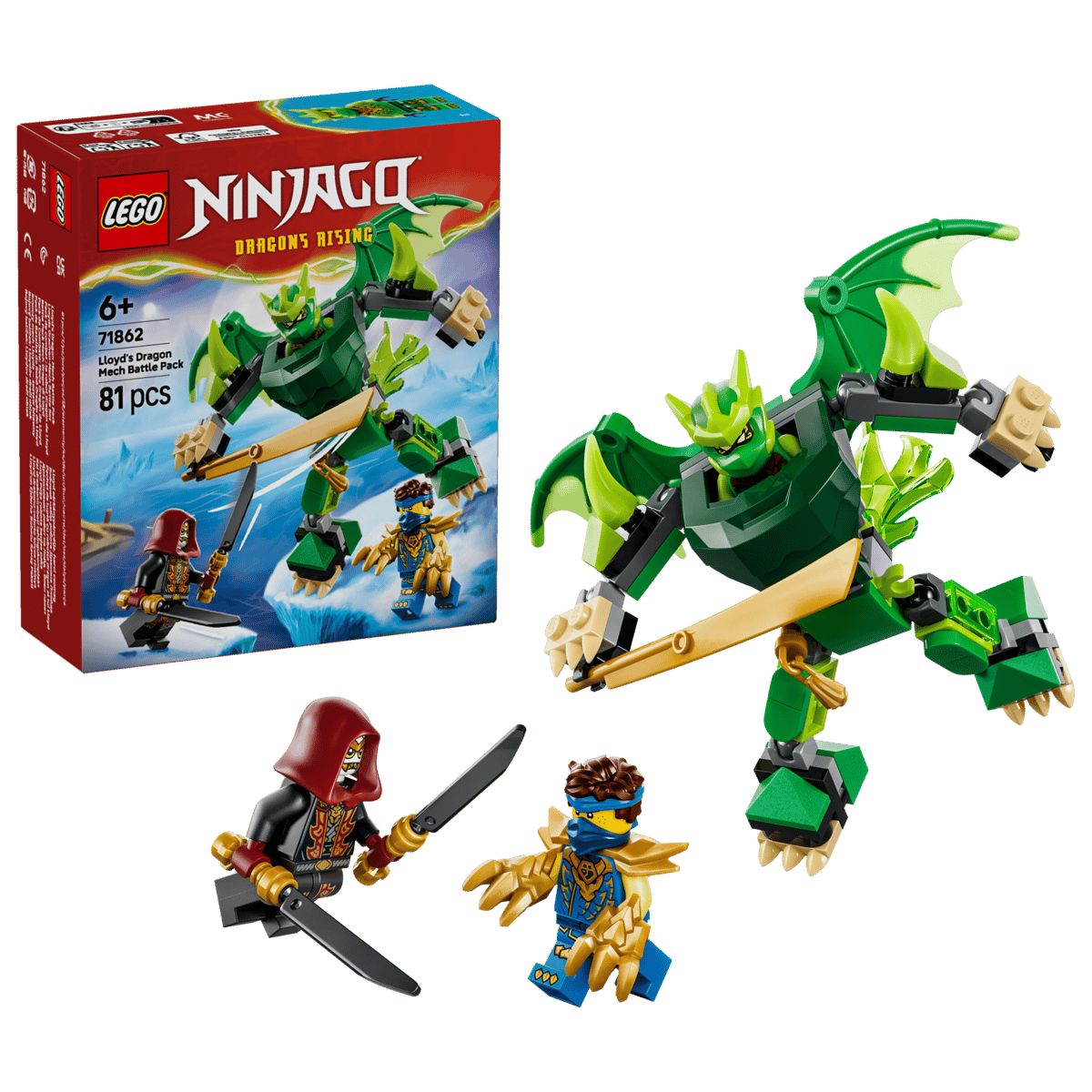 LEGO NINJAGO Lloyd’s Dragon Mech Battle Pack 71862
