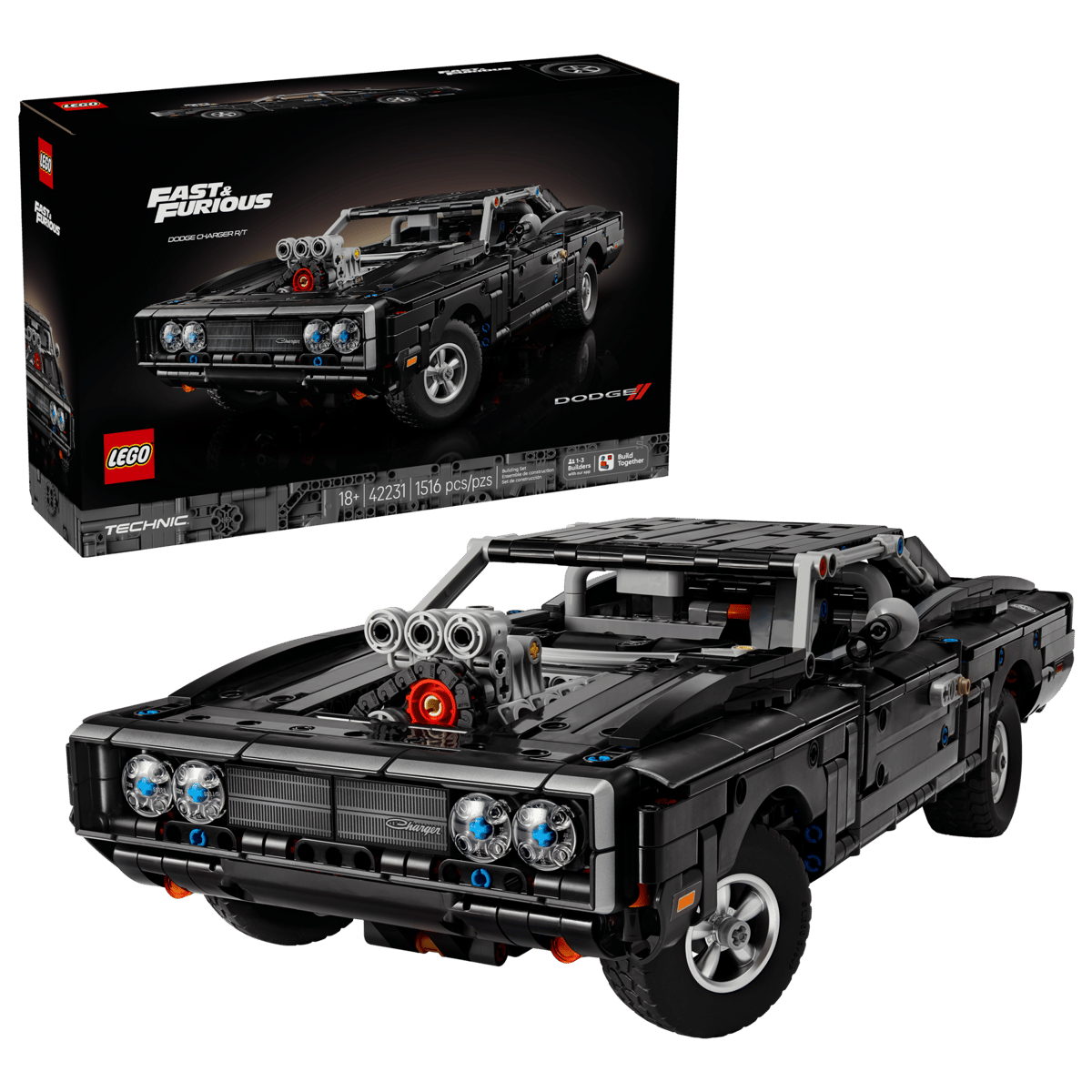 LEGO Technic Fast And Furious Dodge Charger R/T Car 42231