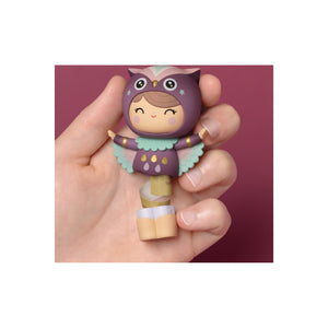 Momiji Sugar Plum Wood Message Doll - Assorted - One Supplied*