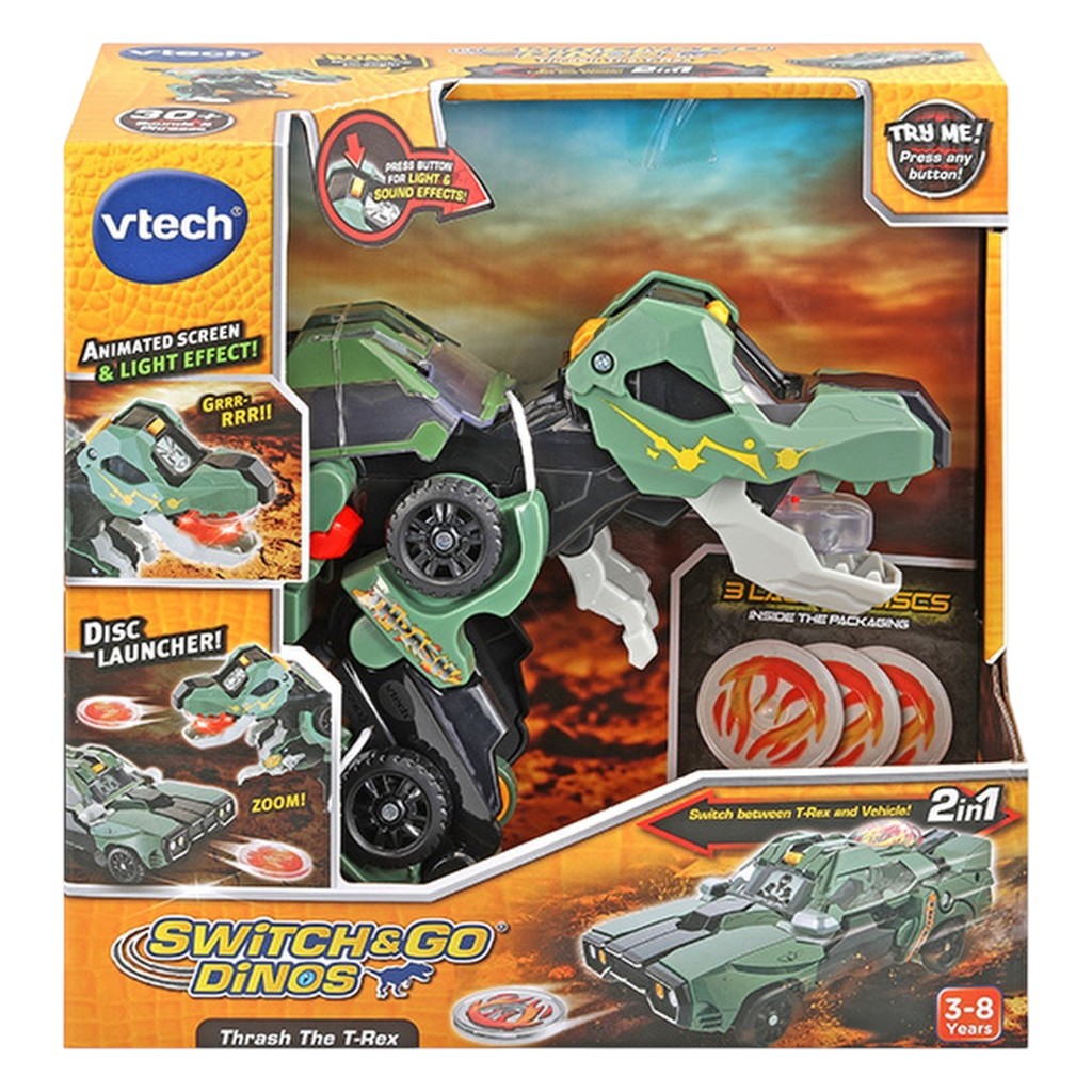 VTech Switch & Go Dinos Thrash the T-Rex