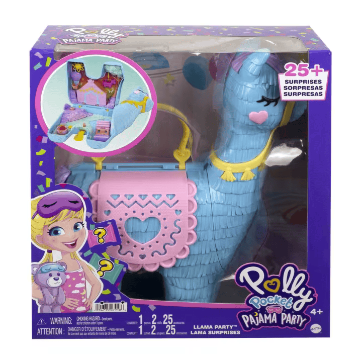 Polly Pocket Pajama Party Llama Party Playset - DOLLS - Beattys of Loughrea
