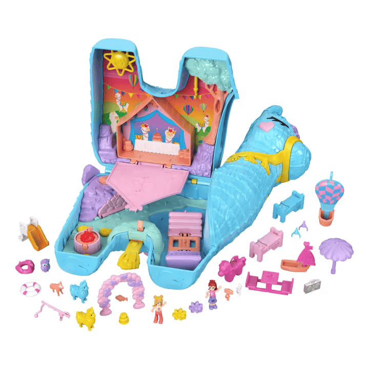 Polly Pocket Pajama Party Llama Party Playset - DOLLS - Beattys of Loughrea