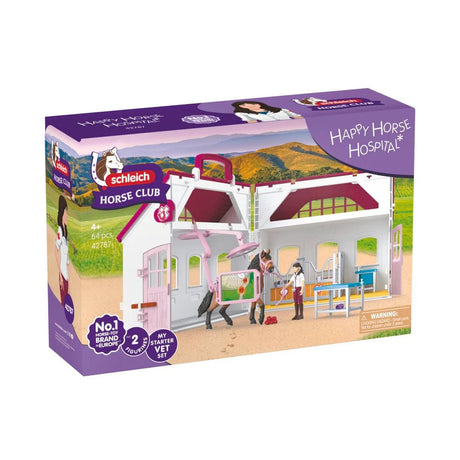 Schleich Horse Club Happy Horse Hospital Playset - FARMS/TRACTORS/BUILDING - Beattys of Loughrea