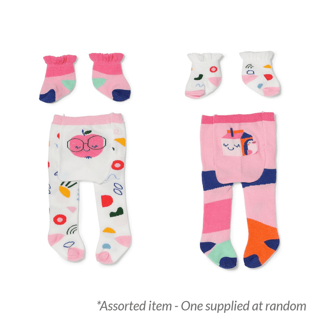 BABY born Tights and Socks 43cm - Assorted - One Supplied* - DOLL ACCESSORIES/PRAMS - Beattys of Loughrea