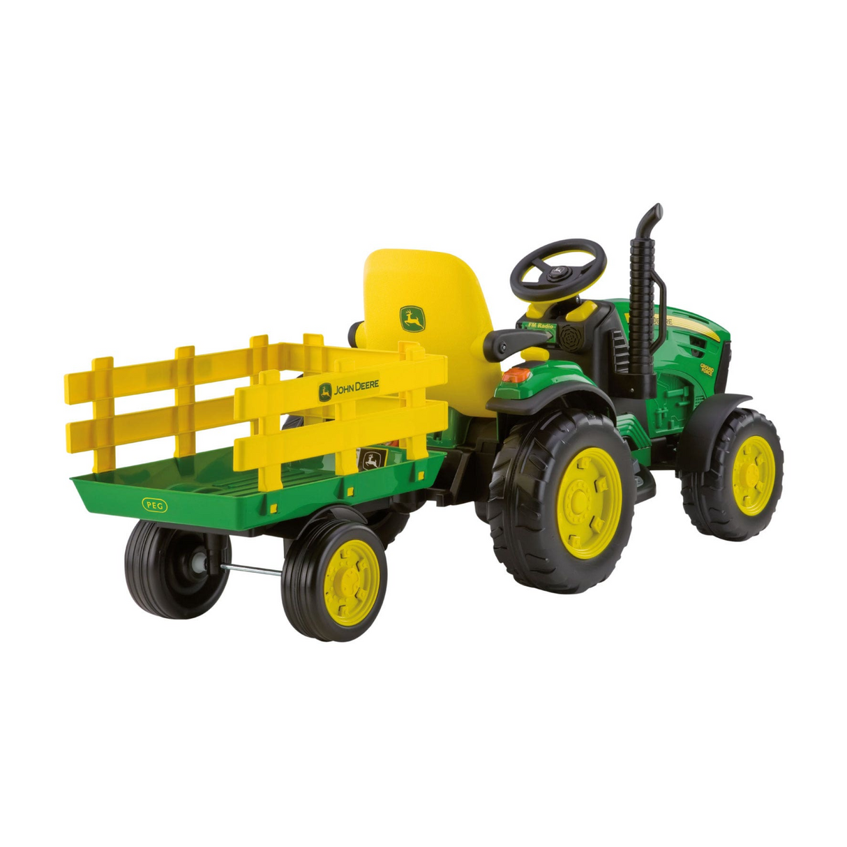 Peg Perego John Deere Ground Force 12V Ride-On Tractor