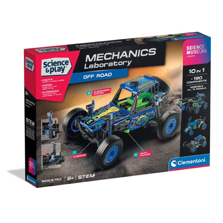 Clementoni Science Museum Build Off Roader Mechanics Kit - ART & CRAFT 2 - Beattys of Loughrea