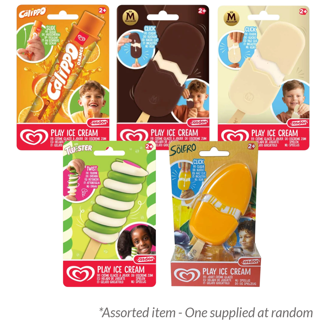 Casdon Play Ice Cream - Assorted - One Supplied* - ROLE PLAY - Beattys of Loughrea
