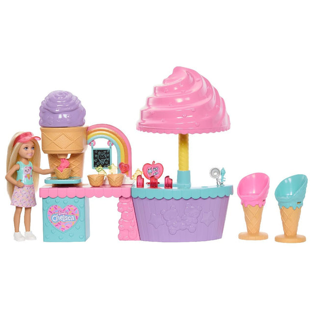Barbie Club Chelsea Ice Cream Shop Playset with Doll - BARBIE - Beattys of Loughrea