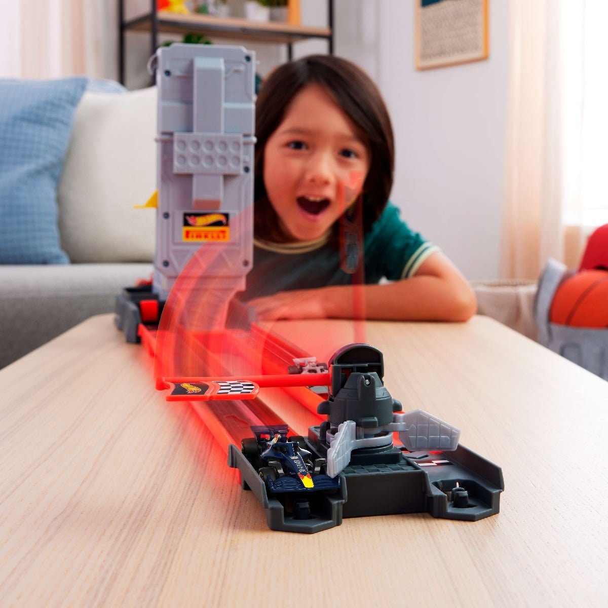 Hot Wheels Racing Formula 1 Grid Start Track Set with 2 Die-Cast F1 Cars - CARS/GARAGE/TRAINS - Beattys of Loughrea