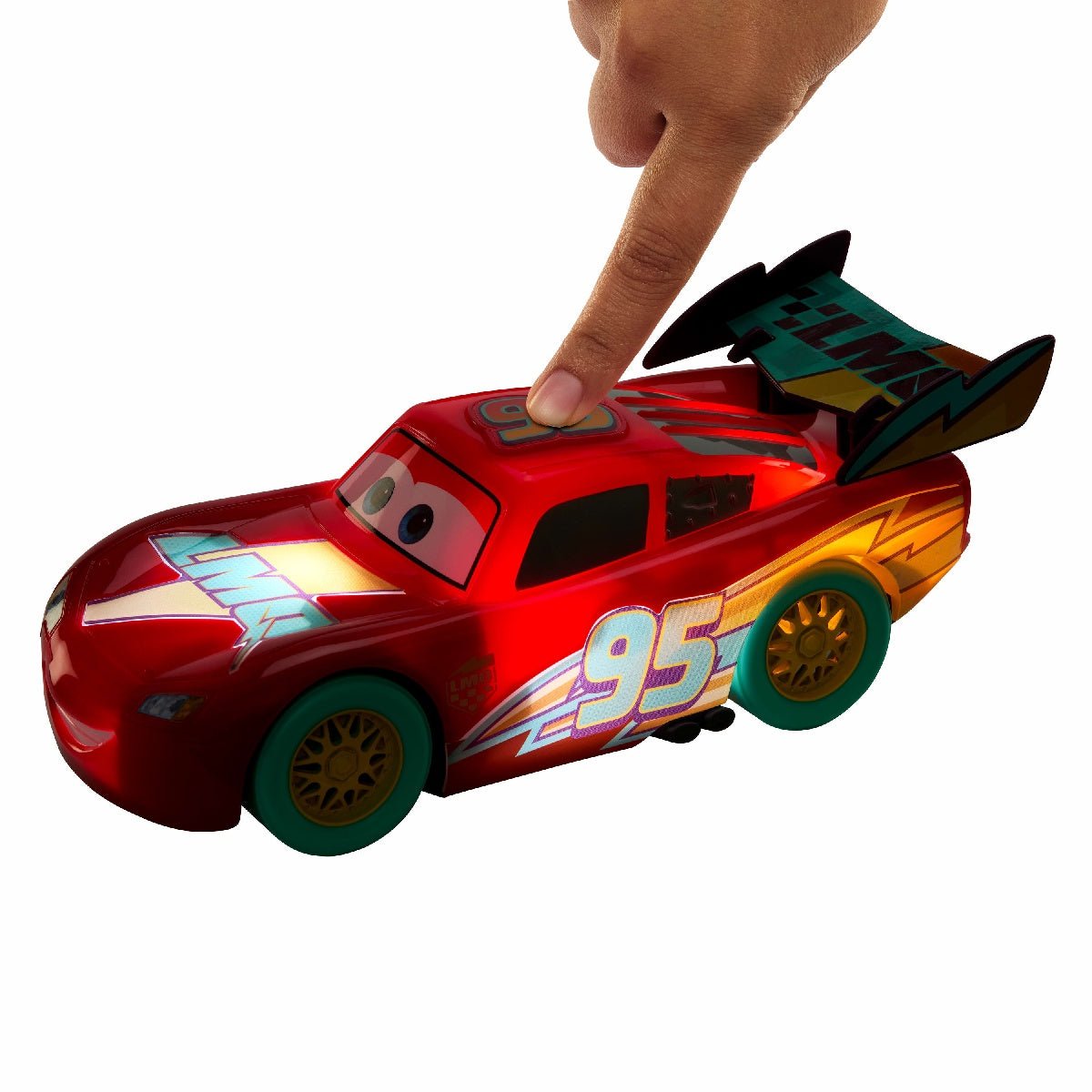 Disney and Pixar Cars Race to Celebrate Lights & Sounds Lightning McQueen - CARS/GARAGE/TRAINS - Beattys of Loughrea