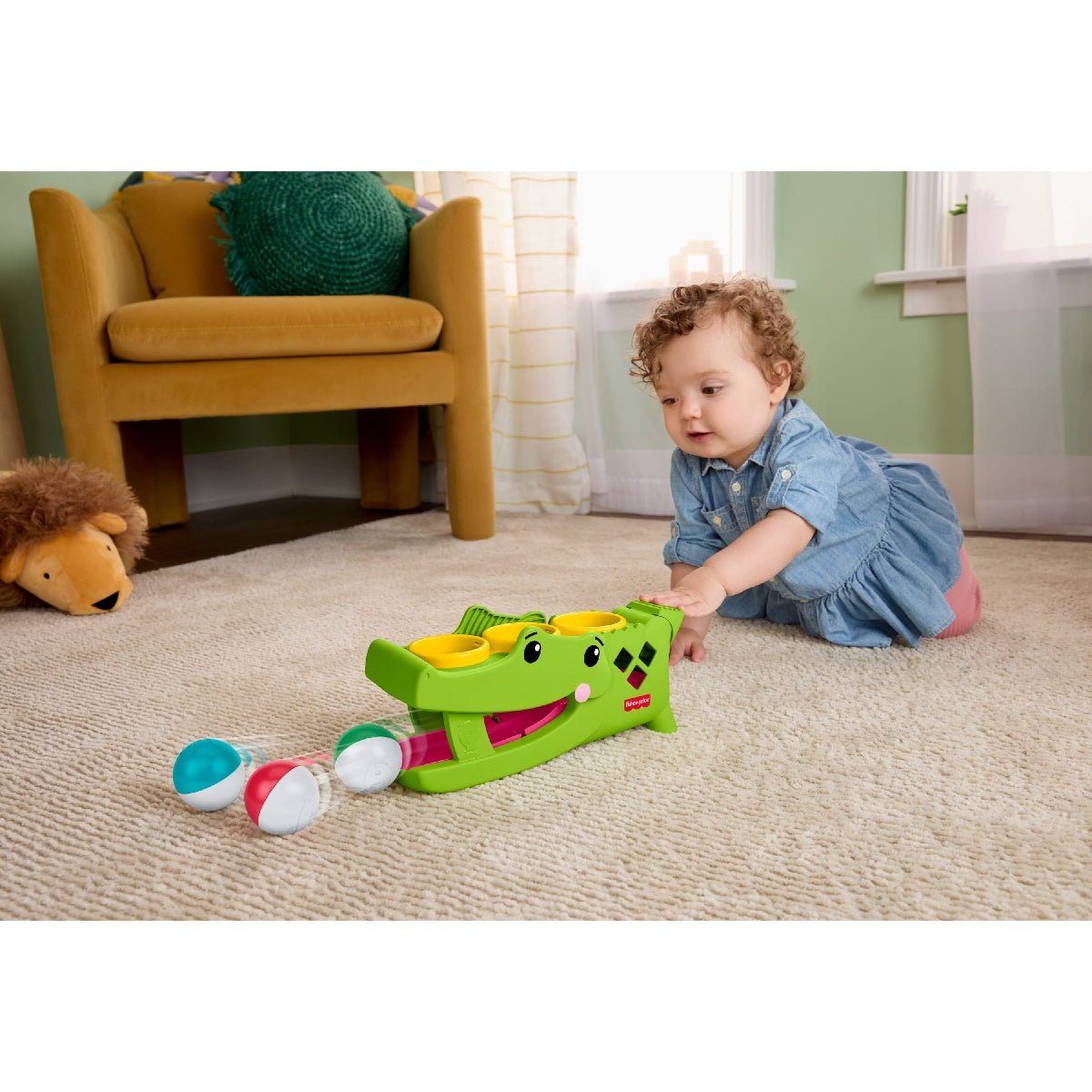 Fisher-Price Sit & Tap Rolligator - BABY TOYS - Beattys of Loughrea