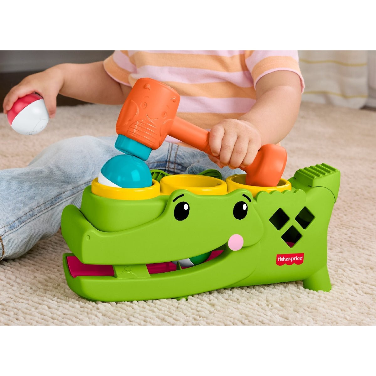 Fisher-Price Sit & Tap Rolligator - BABY TOYS - Beattys of Loughrea