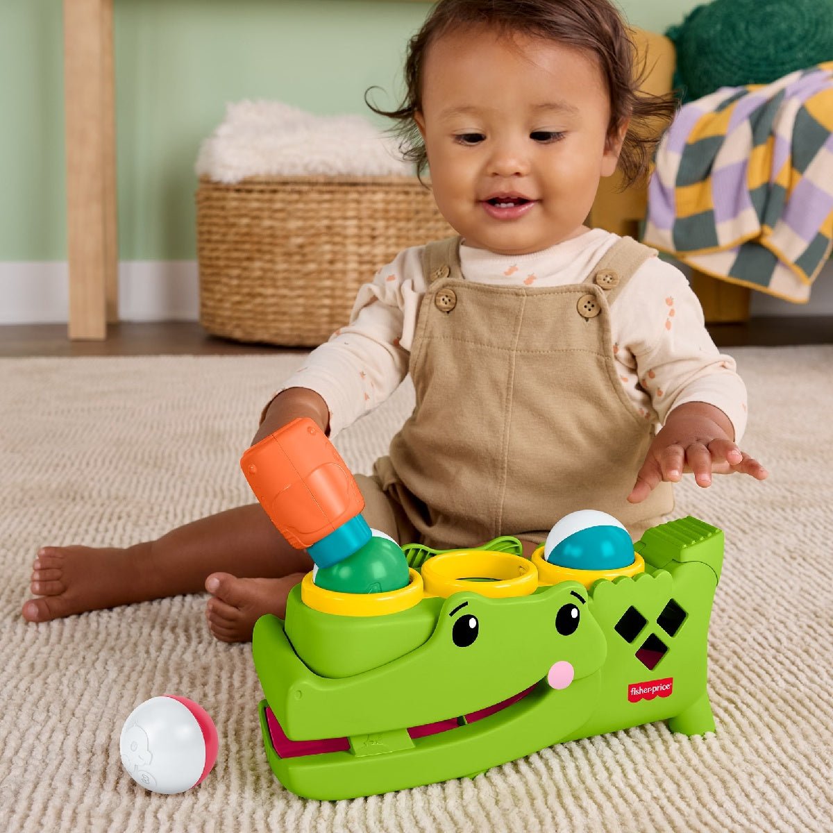 Fisher-Price Sit & Tap Rolligator - BABY TOYS - Beattys of Loughrea