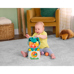 Fisher-Price Light-Up & Roll Frog - BABY TOYS - Beattys of Loughrea