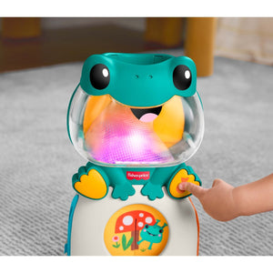 Fisher-Price Light-Up & Roll Frog - BABY TOYS - Beattys of Loughrea