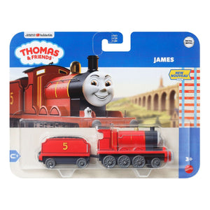 Thomas & Friends Deluxe Metal Engine: James - CARS/GARAGE/TRAINS - Beattys of Loughrea