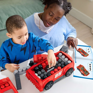 MEGA BLOKS Build & Go Race Car (26 Pieces) - CONSTRUCTION - LEGO/KNEX ETC - Beattys of Loughrea