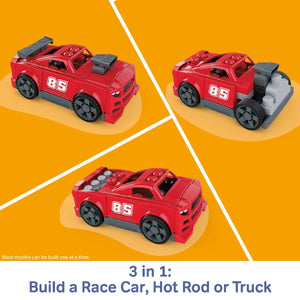MEGA BLOKS Build & Go Race Car (26 Pieces) - CONSTRUCTION - LEGO/KNEX ETC - Beattys of Loughrea