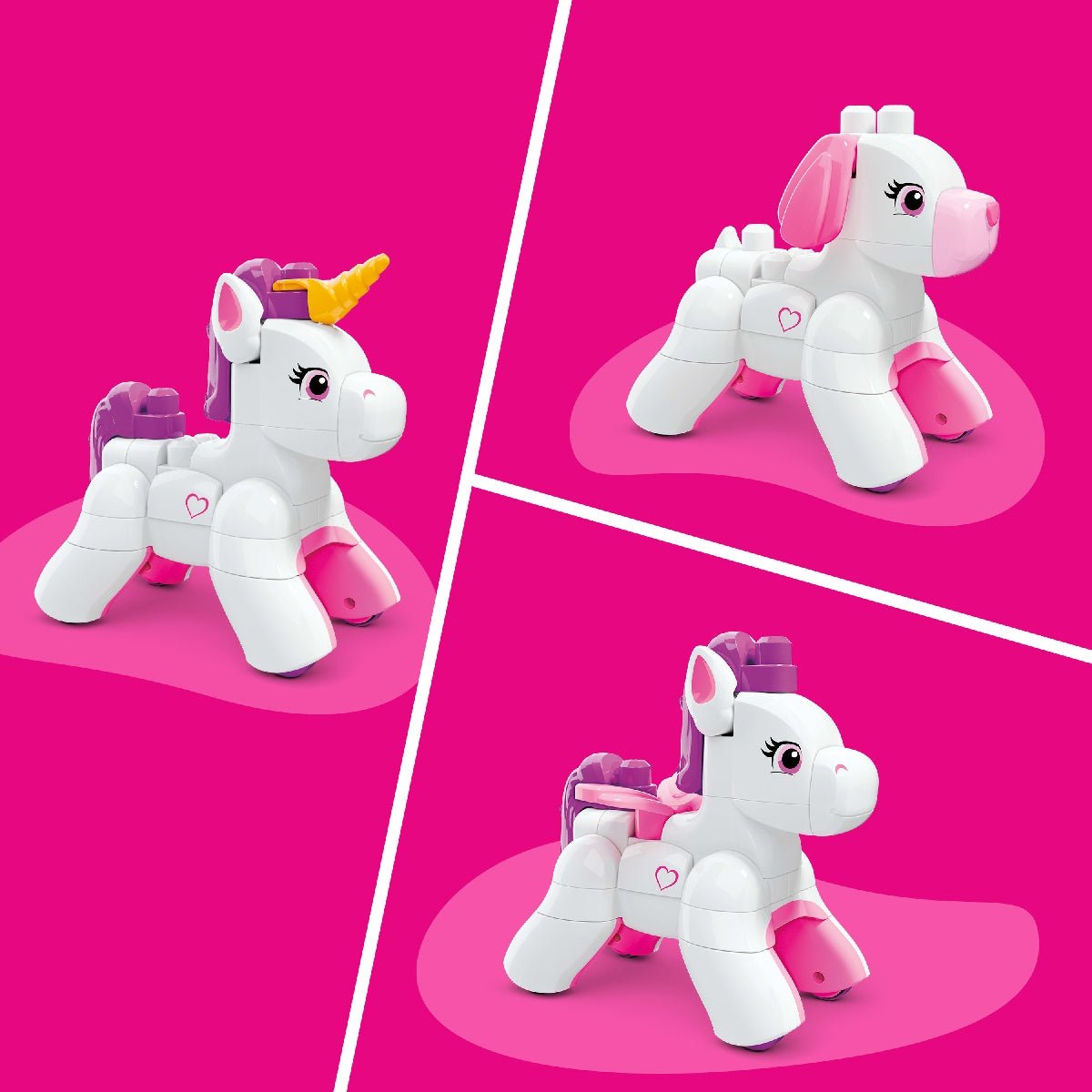MEGA BLOKS Build & Enchant Unicorn (26 Pieces) - CONSTRUCTION - LEGO/KNEX ETC - Beattys of Loughrea
