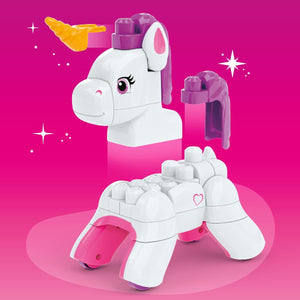MEGA BLOKS Build & Enchant Unicorn (26 Pieces) - CONSTRUCTION - LEGO/KNEX ETC - Beattys of Loughrea