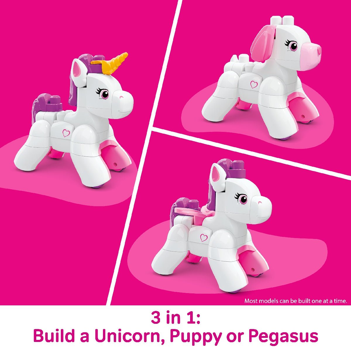 MEGA BLOKS Build & Enchant Unicorn (26 Pieces) - CONSTRUCTION - LEGO/KNEX ETC - Beattys of Loughrea