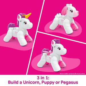 MEGA BLOKS Build & Enchant Unicorn (26 Pieces) - CONSTRUCTION - LEGO/KNEX ETC - Beattys of Loughrea