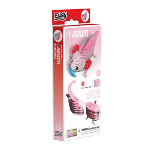 EUGY Axolotl 3D Cardboard Model Kit