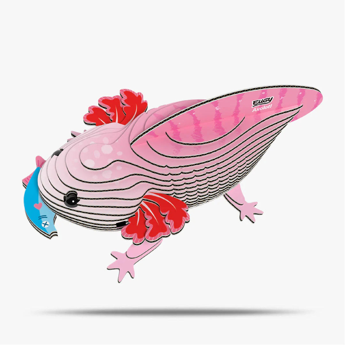 EUGY Axolotl 3D Cardboard Model Kit