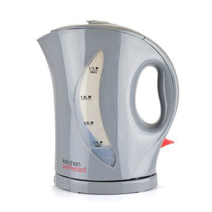 Kitchen Perfected 1.7L Kettle - Grey - KETTLES - Beattys of Loughrea