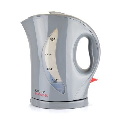 Kitchen Perfected 1.7L Kettle - Grey - KETTLES - Beattys of Loughrea