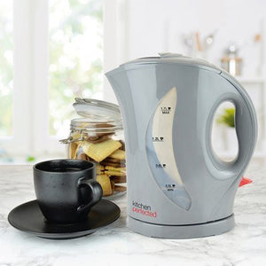 Kitchen Perfected 1.7L Kettle - Grey - KETTLES - Beattys of Loughrea