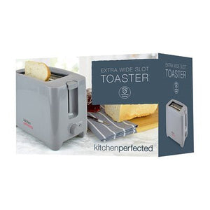 Lloytron Kitchen Perfected 2-Slice Toaster - Grey