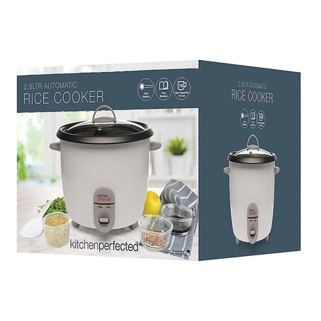 L03 KITCHEN PERFECTED 1000W 2.8L AUTOMATIC RICE COOKER - WHITE