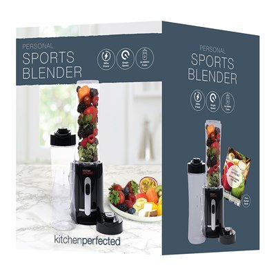 Lloytron Kitchen Perfected 300W Personal Sports Blender - Black