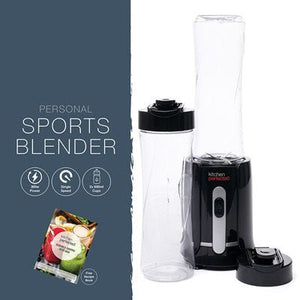 Kitchen Perfected 300W Personal Sports Blender - Black - LIQUIDISERS - Beattys of Loughrea