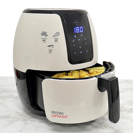 LLY KITCHEN PERFECTED 4L DIGITOUCH CREAM AIR FRYER E6703WI