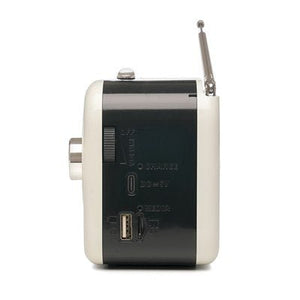 Lloytron Rio 3-Band Rechargeable USB-C Radio with Musicstream - Cream - PORTABLE CD/RADIO - Beattys of Loughrea