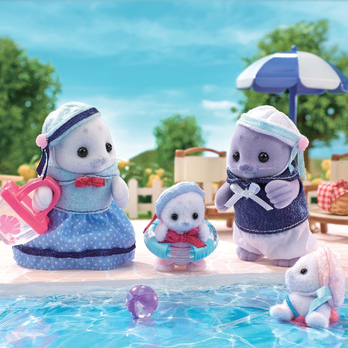 Sylvanian Families Seal Family 5759 - SYLVANIAN / BEANIE BABIES - Beattys of Loughrea