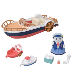 Sylvanian Families Seal Sailor's Leisure Boat 5864 - SYLVANIAN / BEANIE BABIES - Beattys of Loughrea