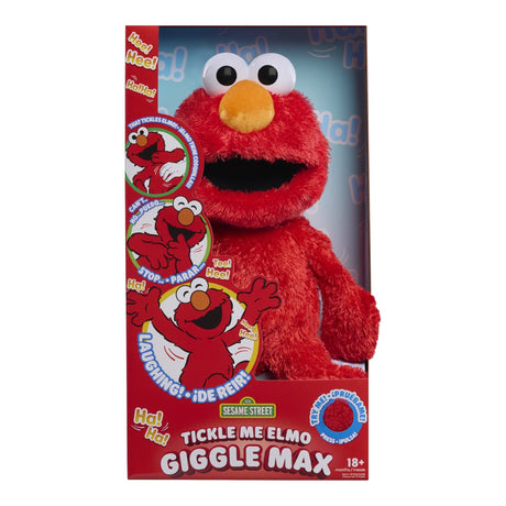 Sesame Street Tickle Me Elmo Giggle Max - DOLL ACCESSORIES/PRAMS - Beattys of Loughrea