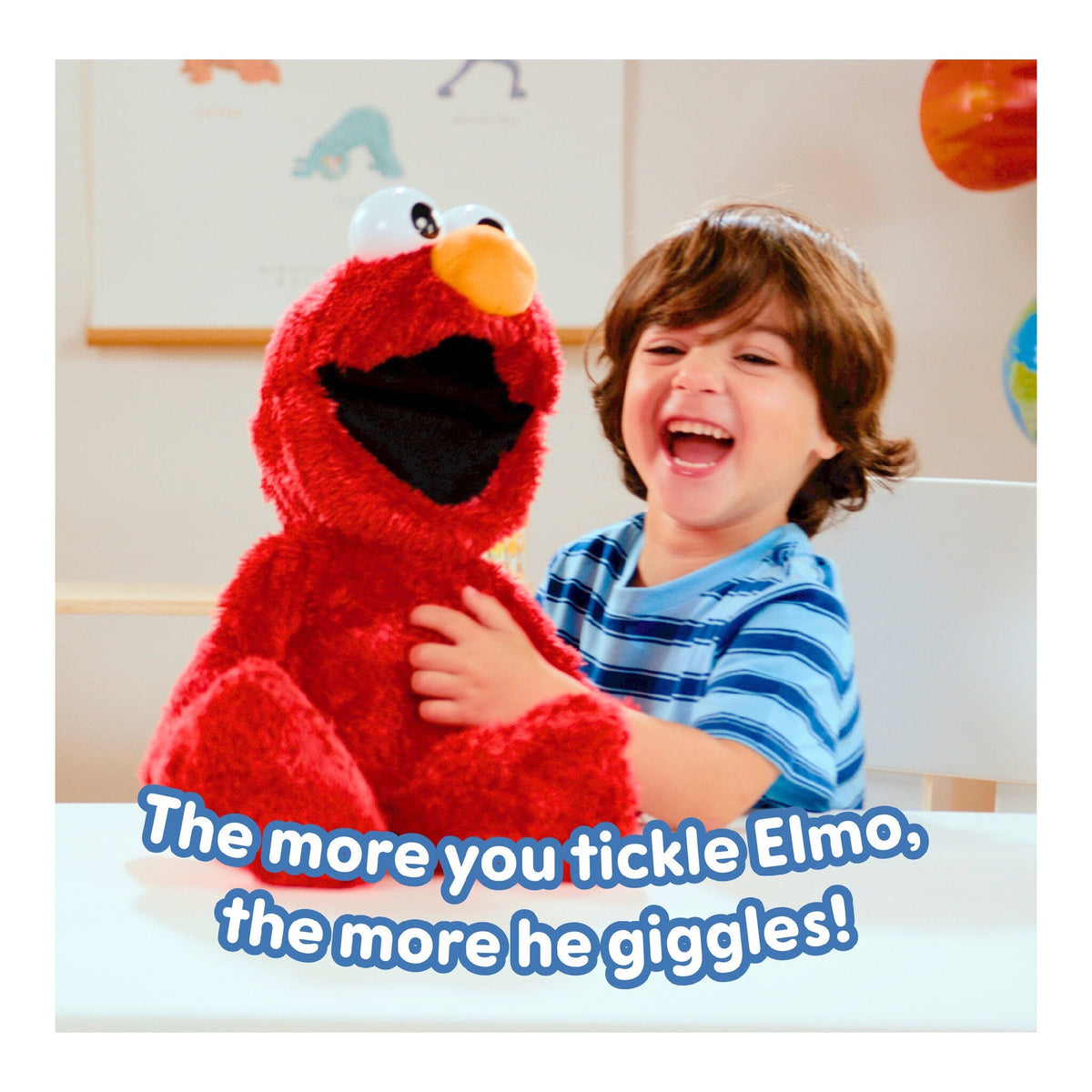 SESAME STREET TICKLE ME ELMO GIGGLE MAX 57988 JUST PLAY