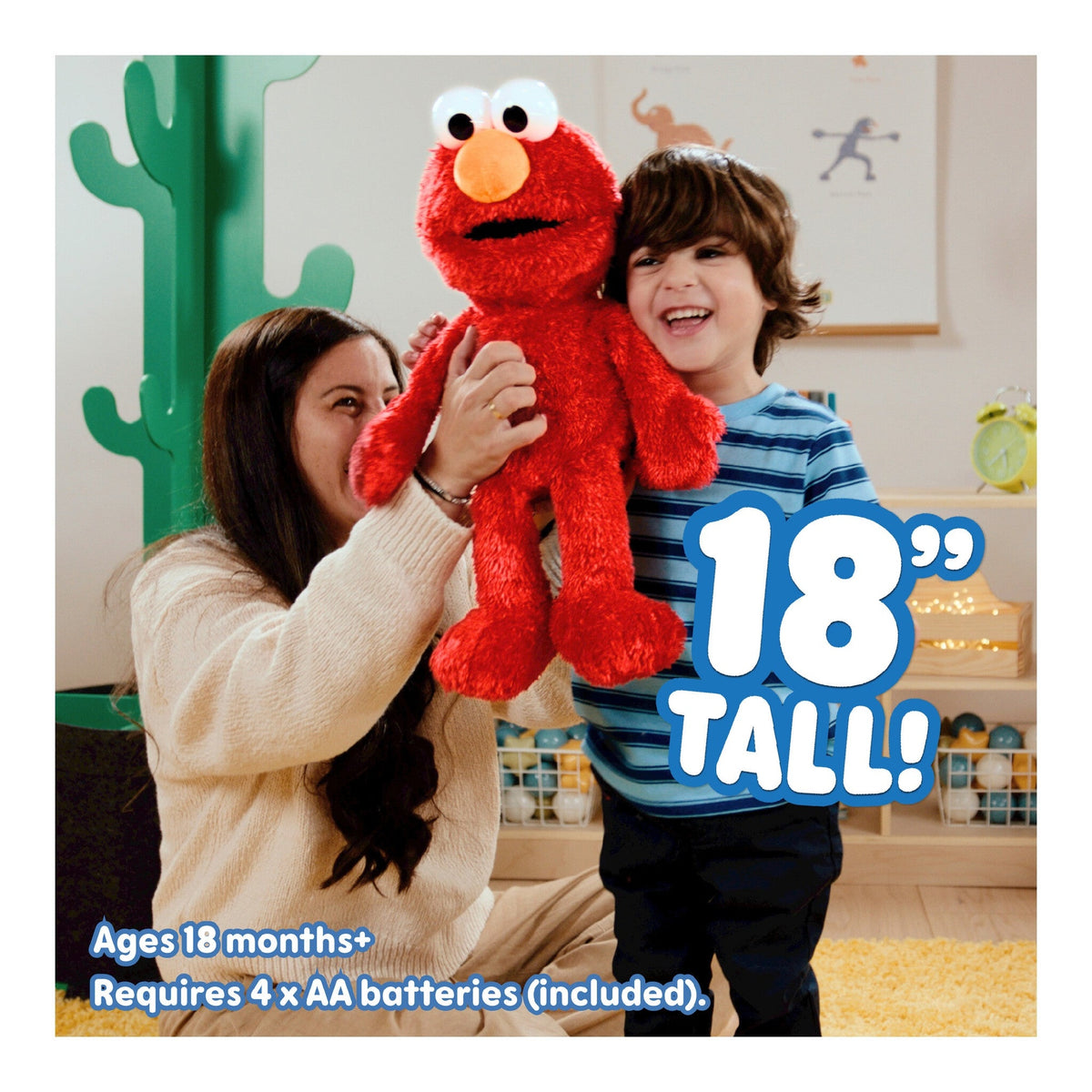 SESAME STREET TICKLE ME ELMO GIGGLE MAX 57988 JUST PLAY