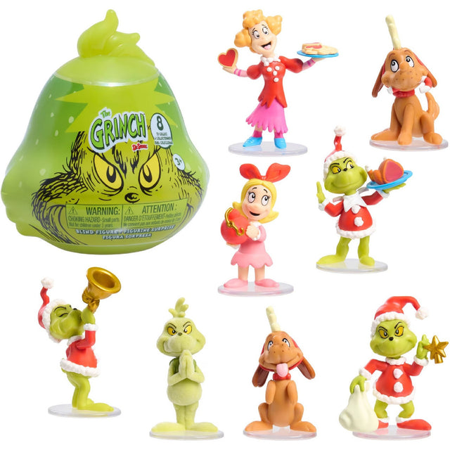 DR. SEUSS GRINCH BLIND FIGURE CAPSULES 40739 JUST PLAY