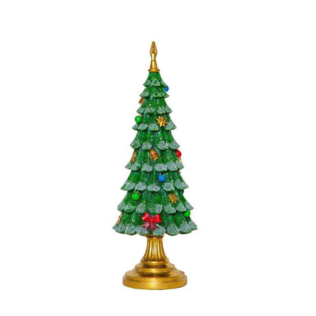 Decorative Christmas Tree Resin Ornament 39cm - XMAS CERAMIC WOOD RESIN GLASS ORNAMENTS - Beattys of Loughrea