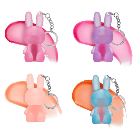 Mini Glam Bunny Lip Gloss Keyring - Assorted - One Supplied* - ART & CRAFT/MAGIC/AIRFIX - Beattys of Loughrea
